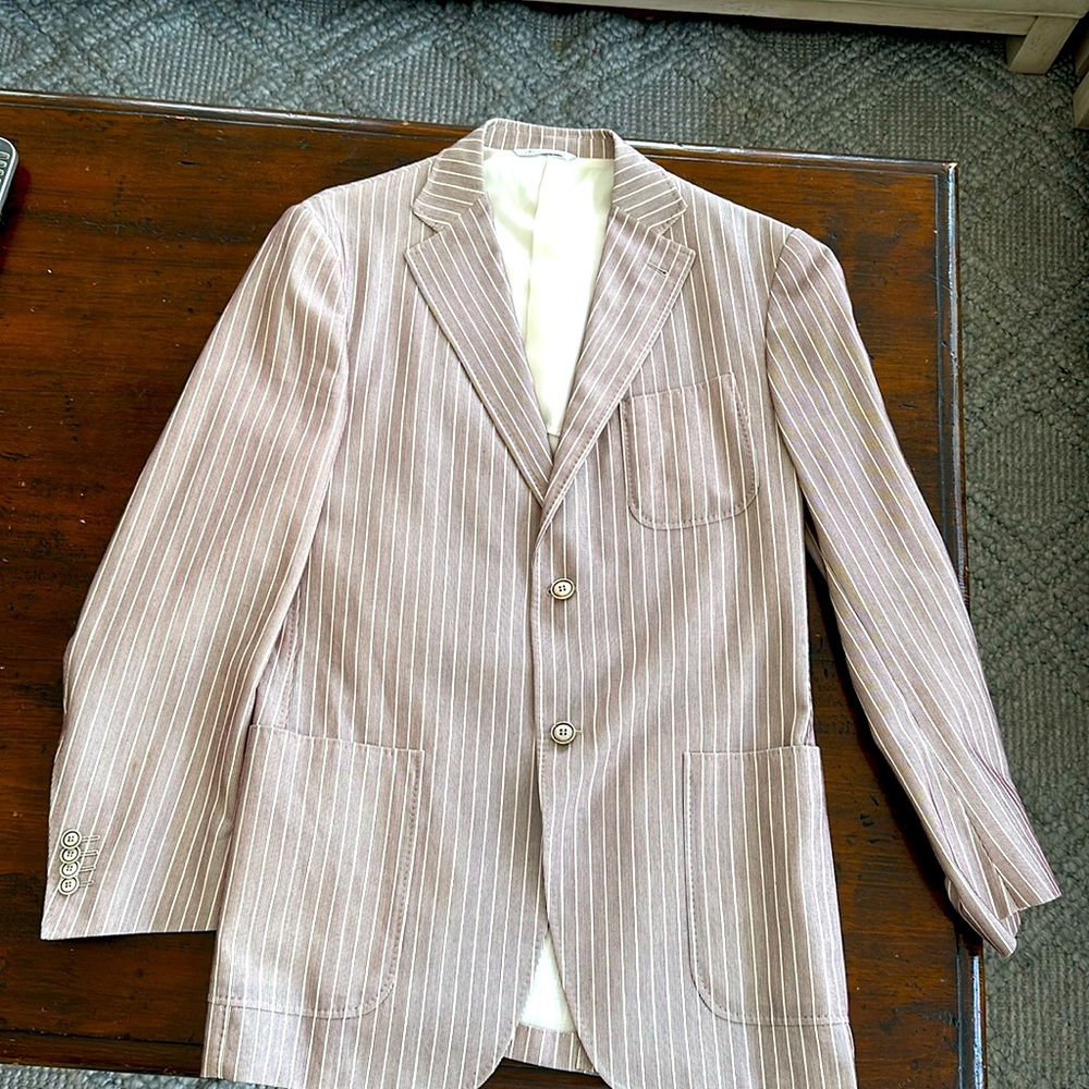 Canali cotton Italian jacket.